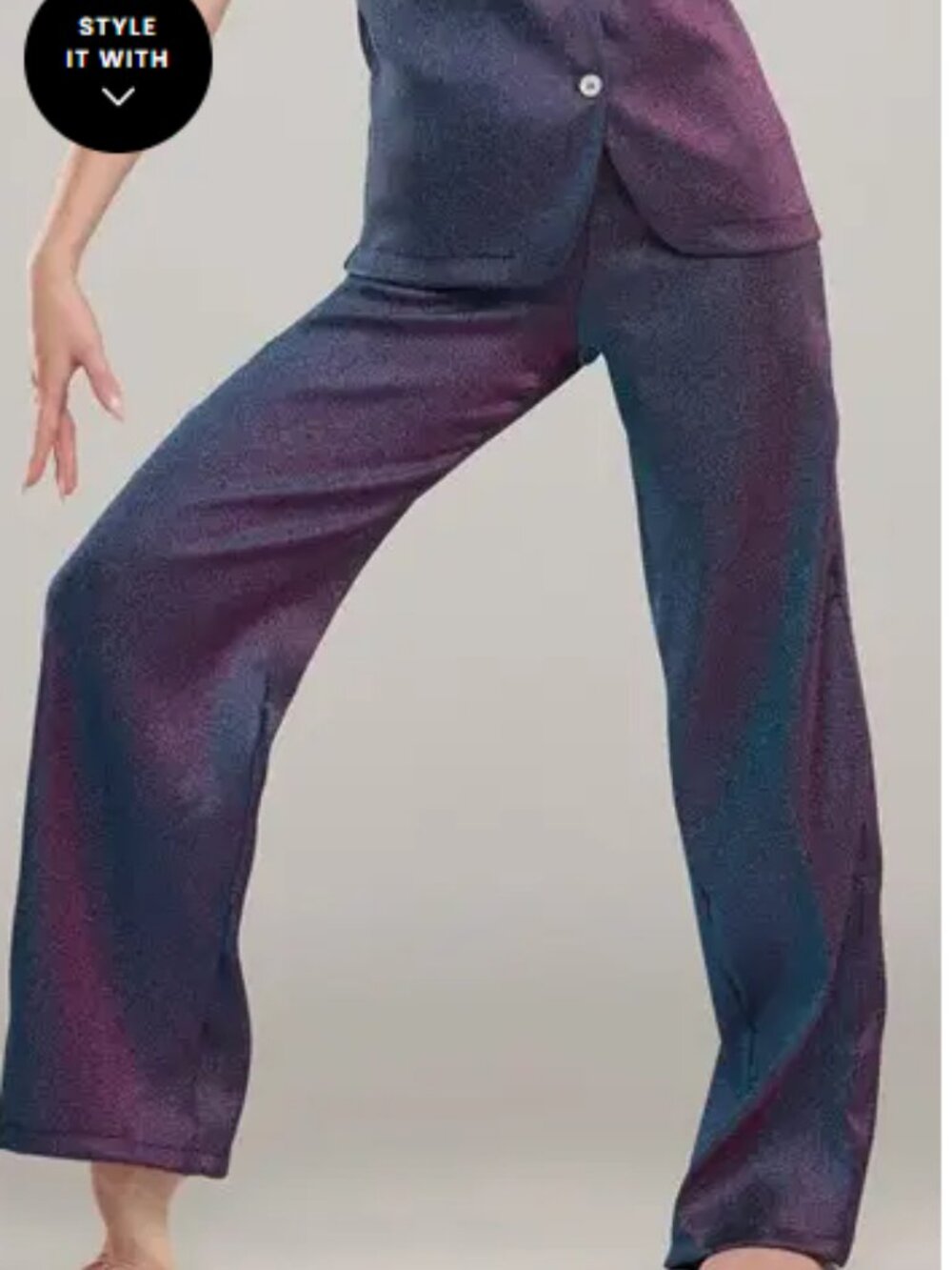 Weissman Mixify Two-Tone Metallic Suit Pants